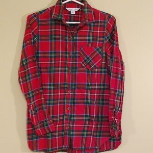 3/$15 EUC Plaid "The Tunic Shirt"